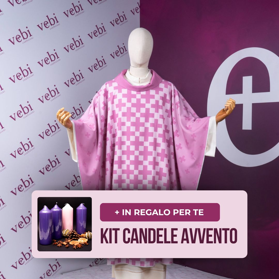 Casula Rosa MilleCroci + Kit Avvento Omaggio