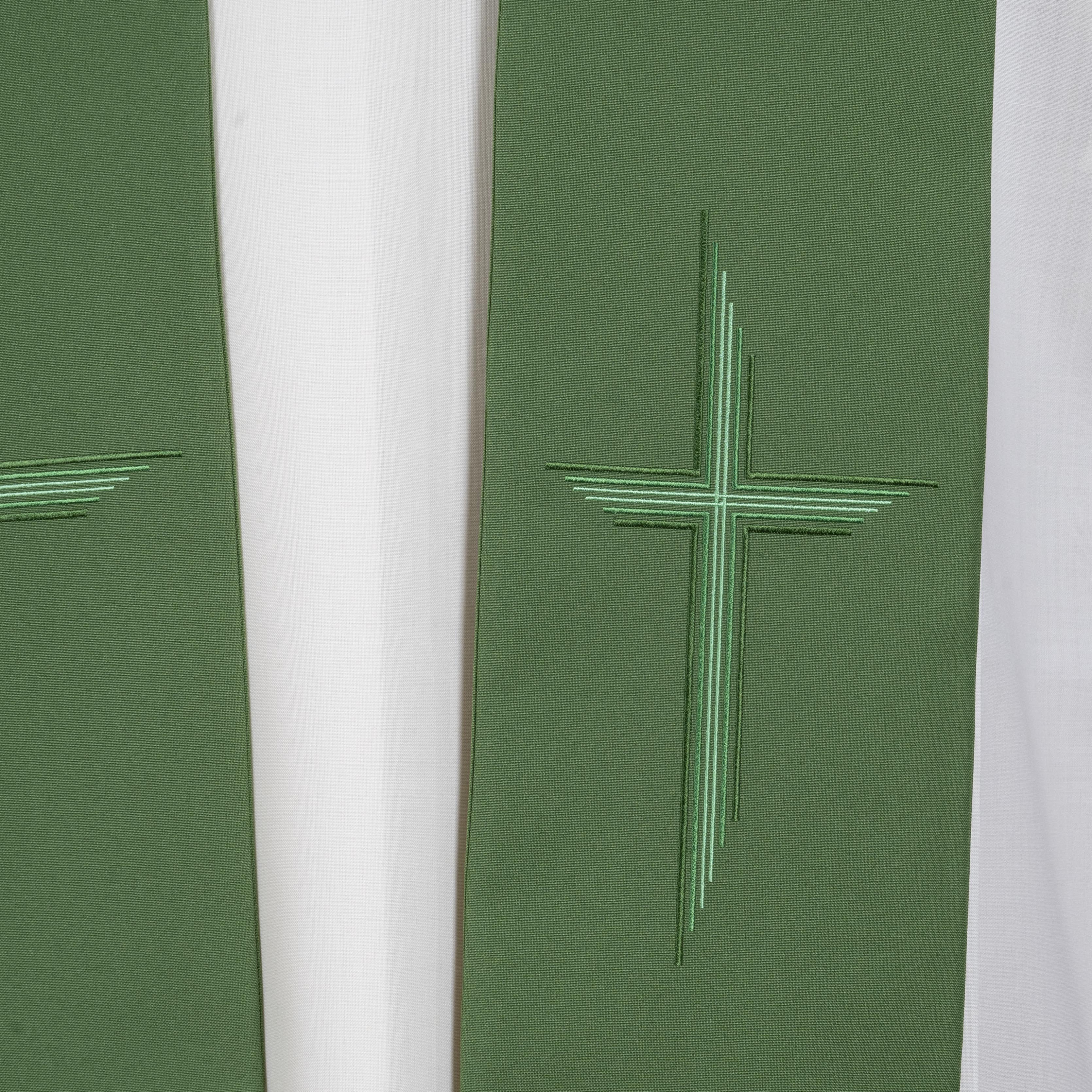 Stola per Sacerdote con Croce Stilizzata (Colori Liturgici Disponibili)