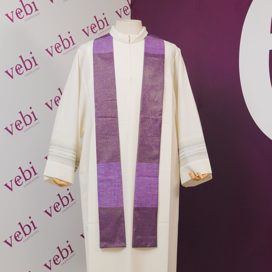 Casula Sacerdotale Lana Seta Lurex (Colori Liturgici Disponibili)