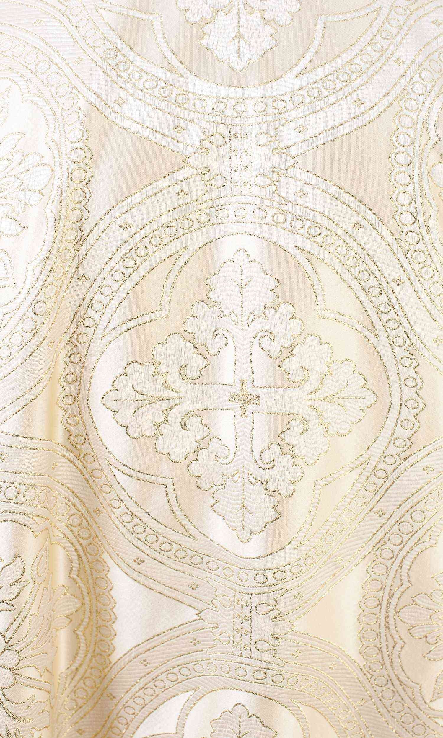 Casula Damascata Bianca e Oro (Colori Disponibili)